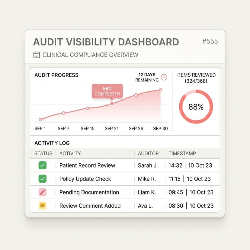 Audit visibility illustration